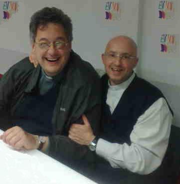 Il parroco don Flavio e don Zeno