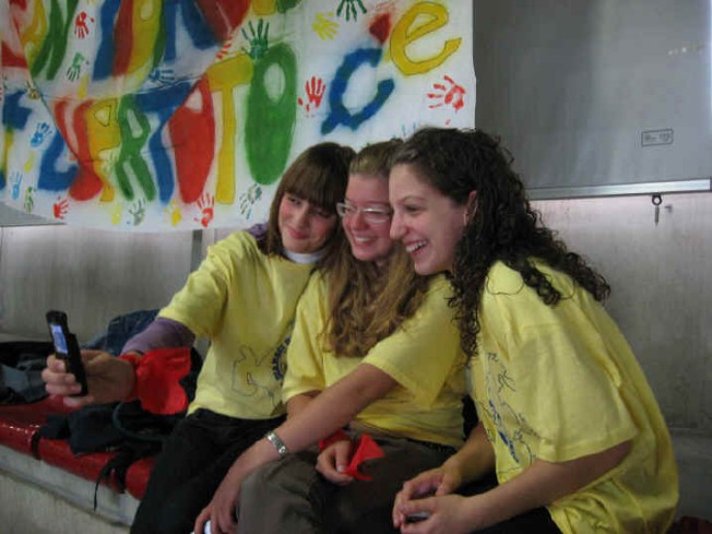 Foto gruppo Venera al meeting adolescenti di Verona - settemnbre 2007